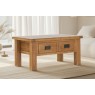 Salisbury Waxed Premium Oak Coffee Table With Drawer Salisbury Waxed Premium Oak Coffee Table With Drawer