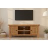 Salisbury Waxed Premium Oak Large Media Stand Salisbury Waxed Premium Oak Large Media Stand