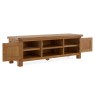 Salisbury Waxed Premium Oak Extra Large Media Stand Salisbury Waxed Premium Oak Extra Large Media Stand