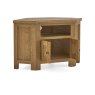 Salisbury Waxed Premium Oak Corner Tv Unit Salisbury Waxed Premium Oak Corner Tv Unit