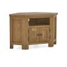 Salisbury Waxed Premium Oak Corner Tv Unit Salisbury Waxed Premium Oak Corner Tv Unit