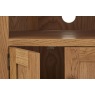 Salisbury Waxed Premium Oak Corner Tv Unit Salisbury Waxed Premium Oak Corner Tv Unit