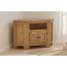 Salisbury Waxed Premium Oak Corner Tv Unit Salisbury Waxed Premium Oak Corner Tv Unit