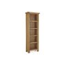 Salisbury Waxed Premium Oak Slim Bookcase - Self Assembly Salisbury Waxed Premium Oak Slim Bookcase - Self Assembly