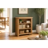 Salisbury Waxed Premium Oak Low Bookcase - Self Assembly