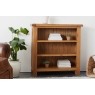 Salisbury Waxed Premium Oak Low Bookcase - Self Assembly