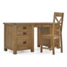 Salisbury Waxed Premium Oak Double Desk Salisbury Waxed Premium Oak Double Desk