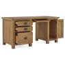 Salisbury Waxed Premium Oak Double Desk Salisbury Waxed Premium Oak Double Desk