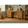 Salisbury Waxed Premium Oak Double Desk