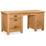 Salisbury Waxed Premium Oak Double Desk