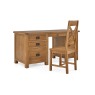 Salisbury Waxed Premium Oak Double Desk Salisbury Waxed Premium Oak Double Desk