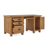 Salisbury Waxed Premium Oak Double Desk Salisbury Waxed Premium Oak Double Desk