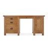 Salisbury Waxed Premium Oak Double Desk Salisbury Waxed Premium Oak Double Desk