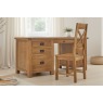 Salisbury Waxed Premium Oak Double Desk Salisbury Waxed Premium Oak Double Desk