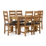 Salisbury Waxed Premium Oak Compact Extending Dining Table Salisbury Waxed Premium Oak Compact Extending Dining Table