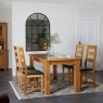 Salisbury Waxed Premium Oak Large Extending Dining Table Salisbury Waxed Premium Oak Large Extending Dining Table
