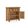 Salisbury Waxed Premium Oak Mini Sideboard Salisbury Waxed Premium Oak Mini Sideboard