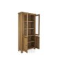 Salisbury Waxed Premium Oak Display Cabinet Salisbury Waxed Premium Oak Display Cabinet