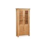Salisbury Waxed Premium Oak Display Cabinet