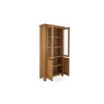 Salisbury Waxed Premium Oak Display Cabinet Salisbury Waxed Premium Oak Display Cabinet
