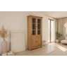 Salisbury Waxed Premium Oak Display Cabinet Salisbury Waxed Premium Oak Display Cabinet