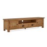 Salisbury Waxed Premium Oak Extra Large Low Line Media Tv Stand Salisbury Waxed Premium Oak Extra Large Low Line Media Tv Stand