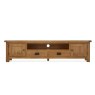 Salisbury Waxed Premium Oak Extra Large Low Line Media Tv Stand Salisbury Waxed Premium Oak Extra Large Low Line Media Tv Stand