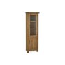 Salisbury Waxed Premium Oak Corner Display Cabinet Salisbury Waxed Premium Oak Corner Display Cabinet