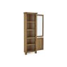 Salisbury Waxed Premium Oak Corner Display Cabinet Salisbury Waxed Premium Oak Corner Display Cabinet