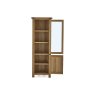 Salisbury Waxed Premium Oak Corner Display Cabinet Salisbury Waxed Premium Oak Corner Display Cabinet