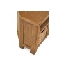 Salisbury Waxed Premium Oak Corner Tv Unit With Baskets Salisbury Waxed Premium Oak Corner Tv Unit With Baskets