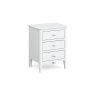 Hampstead Painted White Bedside Table Hampstead Painted White Bedside Table