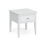 Hampstead Painted White Lamp Table Self Assembly Hampstead Painted White Lamp Table Self Assembly