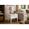 Hampstead Painted White Lamp Table Self Assembly Hampstead Painted White Lamp Table Self Assembly