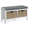 Hampstead Painted White Storage Bench