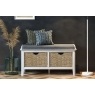 Hampstead Painted White Storage Bench