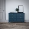 Harrogate Painted Blue 6 Drawers Chest Of Drawers Harrogate Painted Blue 6 Drawers Chest Of Drawers