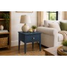 Harrogate Painted Blue Lamp Table Self Assembly Harrogate Painted Blue Lamp Table Self Assembly