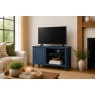 Harrogate Painted Blue Small Tv Unit Harrogate Painted Blue Small Tv Unit