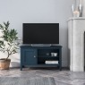 Harrogate Painted Blue Small Tv Unit Harrogate Painted Blue Small Tv Unit