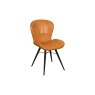 Amory PU Leather Dining Chair in Mustard