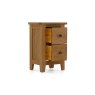 Burford Country Oak Narrow Bedside Table Burford Country Oak Narrow Bedside Table