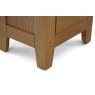 Burford Country Oak Narrow Bedside Table Burford Country Oak Narrow Bedside Table