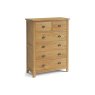 Burford Country Oak 6 Drawer Chest of Drawers Burford Country Oak 6 Drawer Chest of Drawers