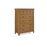 Burford Country Oak 6 Drawer Chest of Drawers Burford Country Oak 6 Drawer Chest of Drawers