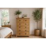 Burford Country Oak 6 Drawer Chest of Drawers Burford Country Oak 6 Drawer Chest of Drawers