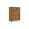 Burford Country Oak 6 Drawer Chest of Drawers Burford Country Oak 6 Drawer Chest of Drawers