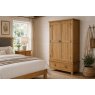 Burford Country Oak Gents Wardrobe Burford Country Oak Gents Wardrobe