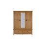 Burford Country Oak Triple Wardrobe