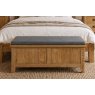 Burford Country Oak Storage Bench Blanket Box Burford Country Oak Storage Bench Blanket Box